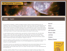 Tablet Screenshot of midespertarcuantico.com